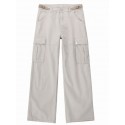 Men's Straight Trousers Cargo Pants Multi Pocket Solid Color Comfort Breathable Pants Casual Daily Cotton Blend Sports Fashion Black Beige Micro-elastic