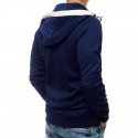 Men's Full Zip Hoodie Jacket Hooded Color Block Zipper Daily Holiday Going out non-printing Streetwear Casual Hoodies Sweatshirts  Long Sleeve Black Dark Gray