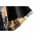 Men's Shirt Color Block Turndown Green Yellow Short Sleeve Outdoor Street Button-Down Print Tops Fashion Casual Breathable Comfortable / Summer / Spring / Summer