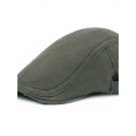 Men's Casual Flat Cap Street Daily Outdoor Pure Color Pure Color Hat Windproof Comfort Breathable / Fall / Winter / Spring / Summer / 1 PC