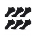 Men's 6 Pairs Socks Casual Socks Comfort Solid Colored Thin Spring & Summer Multi color White Black