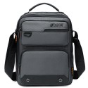 Men's Retro Handbags Crossbody Bag Oxford Cloth Polyester Zipper Solid Color Daily Going out Black Gray Army Green