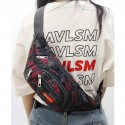 Unisex 2022 Bum Bag Messenger Bag Fanny Pack Polyester Zipper Camo / Camouflage Sports Outdoor Green Blue Purple Fuchsia