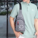 Men's Messenger Bag Sling Shoulder Bag Chest Bag Daily Blue Black Gray Red