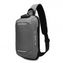 Men's Retro Coin Purse Sling Shoulder Bag Crossbody Bag Oxford Cloth Zipper Solid Color Daily Going out Black Grey Gray Green Black Gray
