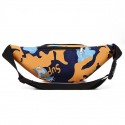 Men's Unisex Sling Shoulder Bag Canvas Zipper Geometric Daily Maroon Wine Green Blue
