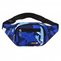 Men's Unisex Sling Shoulder Bag Canvas Zipper Geometric Daily Maroon Wine Green Blue